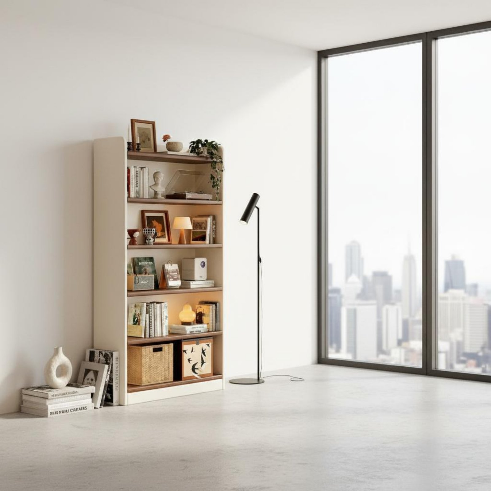 Sustainable Living Book - Multi-Tier Book Organizer Large Capacity Wooden